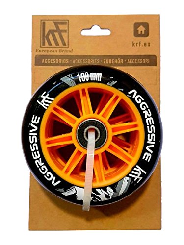 KRF AGR Wheel Adult Unisex, Black, 100 mm
