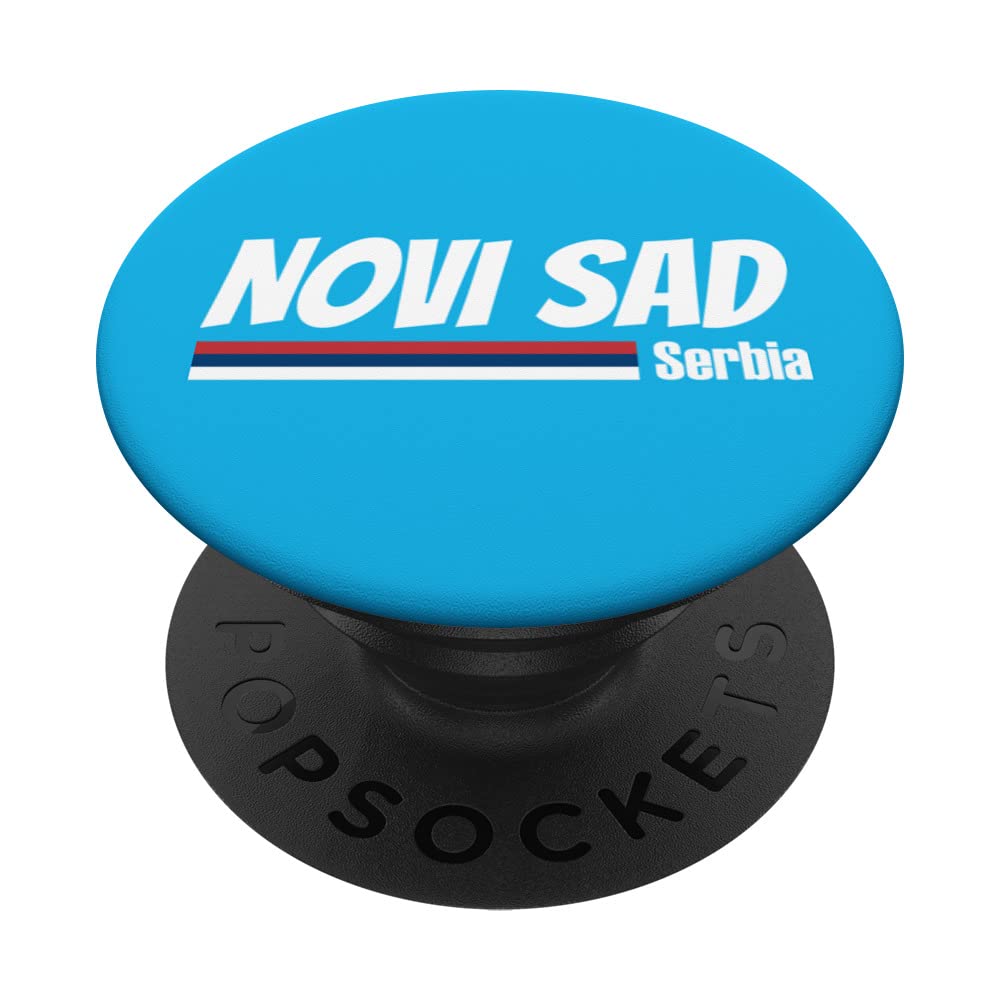 Serbia Flag, Novi Sad Serbia, Serbian Pride, Novi Sad PopSockets Swappable PopGrip
