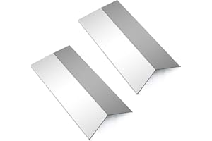 RuiTEERS Grill Replacement Parts for Cuisinart CGG-306, Nexgrill 820-0033 820-0015 820-0007,820-0007G, Megamaster 820-0033M, 820-0007B, Flame Tamer 306-20133 306-20087 820-0033-05, 2 Pack Heat Plate