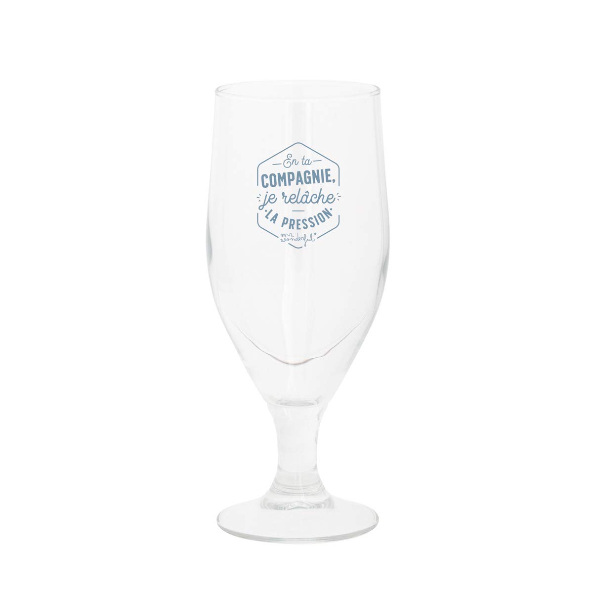 Beer Glass – in TA Compagnie, Je Relche La Pression [French Language]