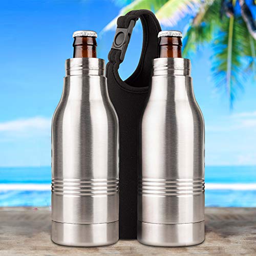 Strova Beer Bottle Insulator (2Piece Set) StainlessSteel Insulated