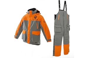 Nordic Legend Aurora Series Ice Fishing Suit with Floatation, Insulated Waterproof Bibs and Jacket for Ice Fishing