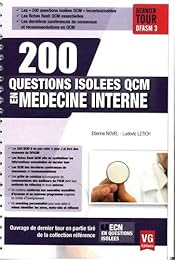 200 questions isolées QCM en médecine interne
