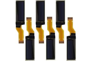 ELECSUNG 6PCS OLED LCD Display Module, 0.91" 4 Wire SPI Serial OLED Screen Driver,128x32 3.3V ~ 4.2V for Ledger Nano S