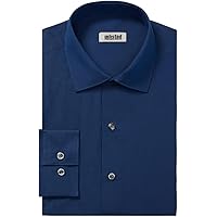calvin klein men's slim-fit stretch flex collar dress shirt Slim-Fit Stretch Dress Shirt – Powder Blue main image 0