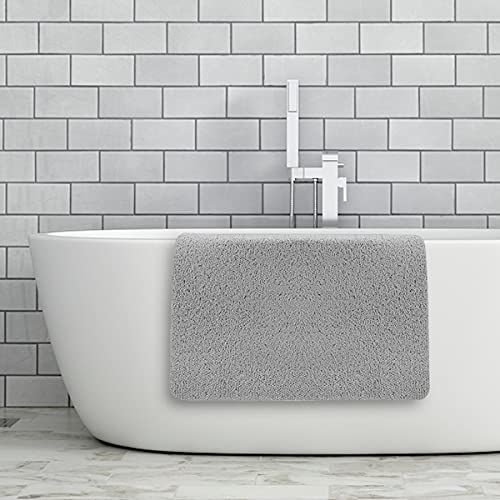 Asvin Soft Textured Bath, Shower, Tub Mat, 24x16 Inch, Phthalate Free