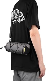 Rhinowalk Bike Front Bag 2.4L Handlebar Storage Waterproof Reflective Grey view 7