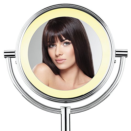 Conair DoubleSided Battery Operated Lighted Makeup Mirror Lighted