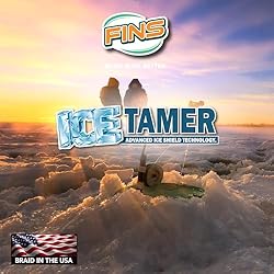 FINS Icetamer Ice Fishing Braid - USA Made - Zero