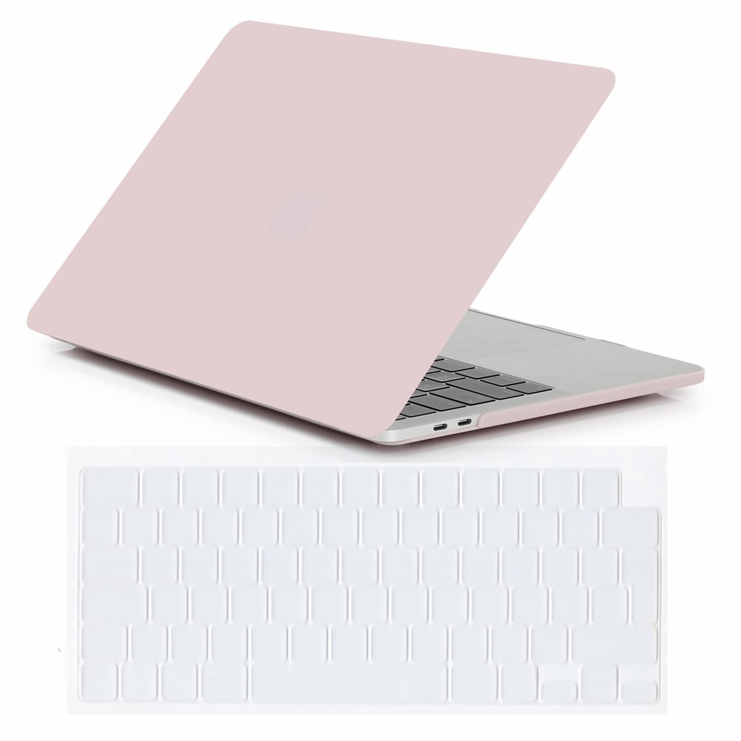 Se7enline Compatible with MacBook Pro Case 14 inch 2021/2022/2024 2023 M4 M3/M2/M1 A2918/A2992 A3112 A3401/A2779/A3434 Matte Laptop Protective Hard Shell Case with Keyboard Cover Skin,Rose Quartz
