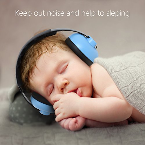 BBTKCARE Baby Ear Protection Noise Cancelling Headphones for Babies for 3 Months to 2 Years (Blue)