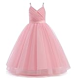 Nileafes Flower Girls Sleeveless Maxi Dress