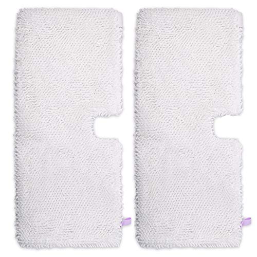 Flammi 2 Pack Replacement XL Large Microfiber Steam Mop Cleaning Pads for Shark Steam Pocket