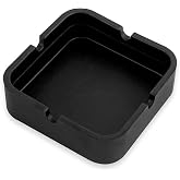 ZUFECY Silicone Outdoor&Indoor Ash tray, Windproof Balcony Ash Holder, Ash Organizer Box for Home Office Cool Decor