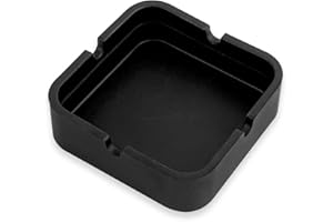 ZUFECY Silicone Outdoor&Indoor Ash tray, Windproof Balcony Ash Holder, Ash Organizer Box for Home Office Cool Decor