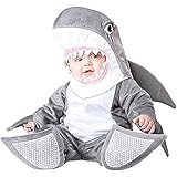Haole Zaily Infant Halloween Costumes for Toddler Boys/Girls Unisex Baby Romper Outfits (6-9 Months, Shark)