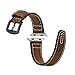 Kartice Compatible with Apple Watch Band, Leather Watch Band Strap Bracelet Replacement Wrist Band with Adapter Clasp (Dark Brown 42mm)