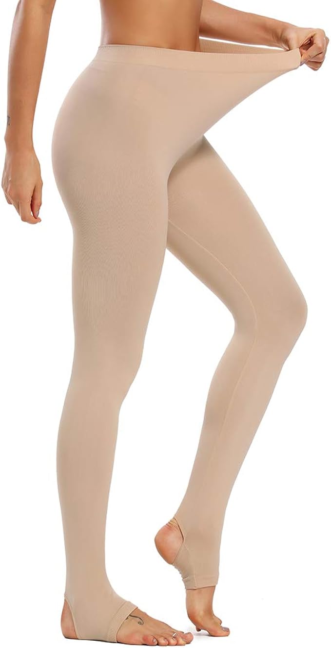 beige winter tights