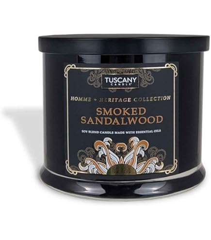 tuscany tobacco leather candle Amazon.com: Tuscany Candle Tobacco Leather Scented Jar Candle, 15 oz : Home  & Kitchen