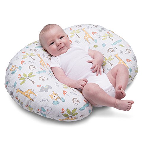 Boppy Original Pillow Cover, Jungle Beat, Cotton Blend Fabric with
