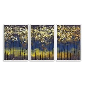 Framed for Living Room Bedroom Abstract Great Landscape for x3 Panels Quality Artwork Dazzling Technique