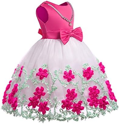 OURDREAM Flower Girls Dresses Kids Floral Print Party Dress