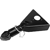 Tinivalee 2" A-Frame Trailer Coupler,Fits 2-Inch Hitch Ball, Capacity 7000LBS, for Towing RV, Boat, Camper (Black)