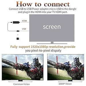 [Certificazione CE ROSH] Dongle Display WIFI,osloon 2020WiFi Senza Fili Ricevitore HDMI TV 1080P Mini Display Airplay… - immagine 7