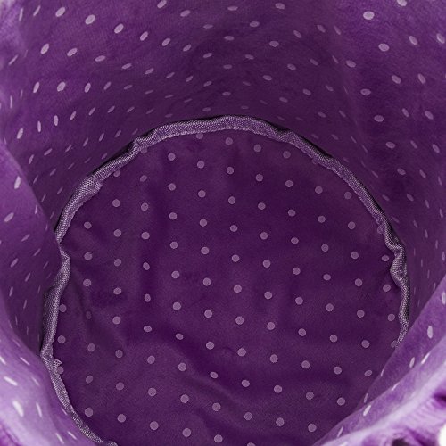 Easter Bucket Dot Easter Basket for Children Egg Hunt (Purple) - Thumbnail 4