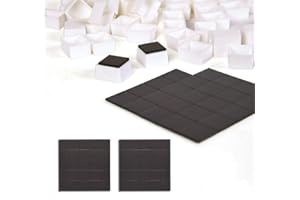 MIFUNER 48pcs Empty Half Pans Kits with Magnets White Plastic Half Pan Fit for Watercolor Oils or Acrylics Palette Travel Tins Paint Case Customizing Your Own Palette