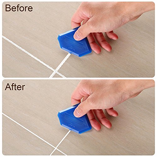 4 Pcs Corner Angle Glass Scraper Caulk Hand Applicator Finishing Tool Kit Joint Sealant Silicone Putty Grout Smoothing Tool Set Remover