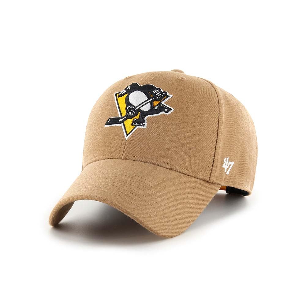 '47 Brand Snapback Cap - NHL Pittsburgh Penguins camel beige, One Size