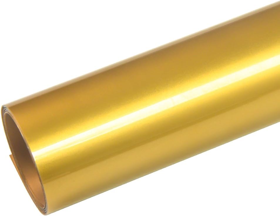 VINYL FROG Heat Transfer Vinyl Roll HTV Vinyl, 30.5x155cm Gold Iron on Vinyl for T-Shirts - Image 3
