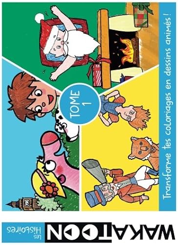 Download Coloriages animés Wakatoon - Tome 1: Trois dessins animés à colorier PDF