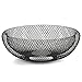 Philippi Decorative Bowl, Stainless Steel, Black, 40 x 40 cm