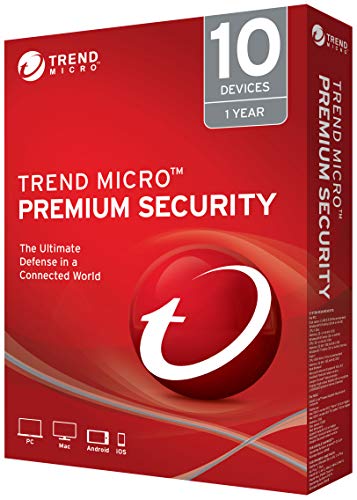 Trend Micro Premium Security 2019, 10 User [Key Code] 2019