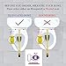 CROWNSTARQI Slow Close Elongated Bowl White Toilet Seat for Adult/Toddler Magnetic Stay Tight No Slam