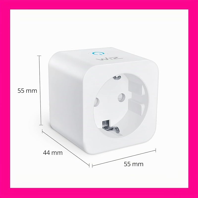 Ficha wifi inteligente, tipo F, 230 V, 50 Hz, Configuração Fácil, Certificada pela Matter, Controlos Inteligentes, Comandos de Voz, Funciona com Alexa, Google Home e Apple Home, Pack de 4