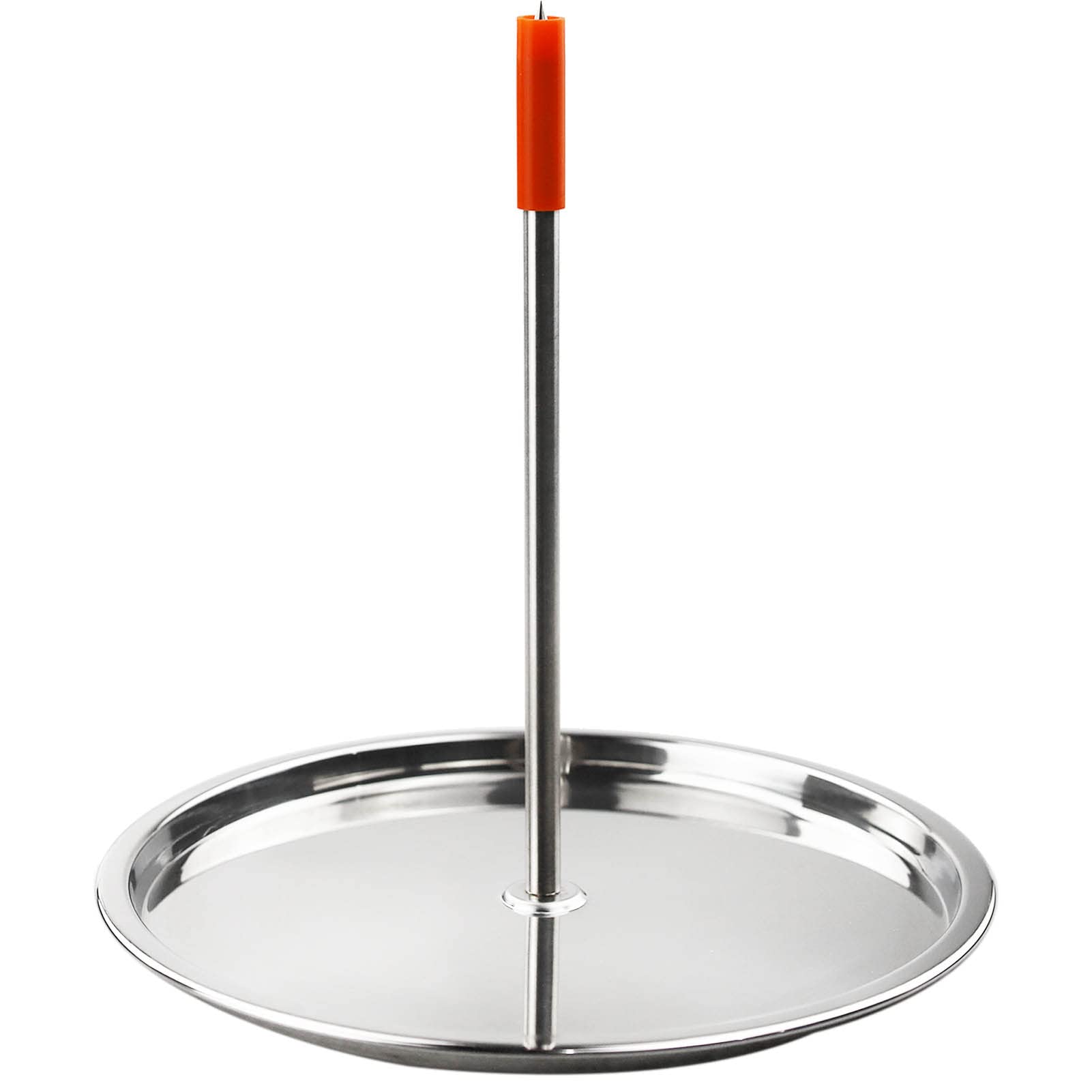 BBQ Vertical Skewer, Stainless Steel Barbecue Spit Skewer Grill, Chicken Rack Roaster, Vertical Grilling Rack Meat Spit for Steak, Chicken, Fish, Turkey, Kebab