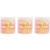 Kinky Curly Original Curling Custard Natural Styling Gel 8oz"Pack of 3"