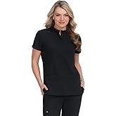 KOI Next Gen Driven Women's 4-Pocket Mandarin Collar Scrub Top
