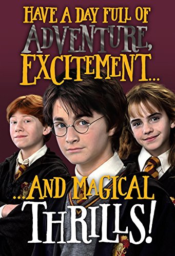 Harry Potter Magical Thrills Birthday Card