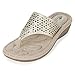Cliffs by White Mountain Women's Caviar Thong Wedge Sandal