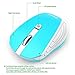 Splaks Wireless Optical Computer Mouse, 2.4Ghz Wireless Mice Portable Office Mouse, Left or Right Hand Mouse 3 Adjustable DPI, 4 Buttons with Nano USB Receiver for Computer, Laptop, MacBook