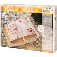 RBV Birkmann Book Cake Pan, Open-Book Shaped Baking Mold with Intricate Details, Non-Stick Coating, Includes Usage Guide with Recipe