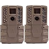 Moultrie A-30 12MP 60' HD Video Low Glow Infrared Game Trail Camera (2 Pack)