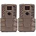Moultrie A-30 12MP 60' HD Video Low Glow Infrared Game Trail Camera (2 Pack)