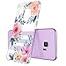 Galaxy S9 Case, Galaxy S9 Cover, MOSNOVO Girls Blossom Stripes Floral Flower Pattern Clear Design Transparent Hard Back Case with Soft TPU Bumper Protective Case Cover for Samsung Galaxy S9 (2018)
