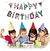 FECEDY ® Cartoon Happy Birthday Banner Colorful Bunting (Mixed Color)