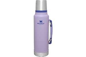 Stanley Classic Vacuum Insulated Wide Mouth Bottle -BPA-Free 18/8 Stainless Steel Thermos for Cold & Hot Beverages
